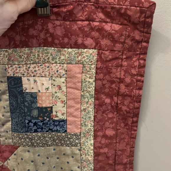 Quilted Wall Hanging Table Runner Handmade 46” x 20” Country - Picture 3 of 7